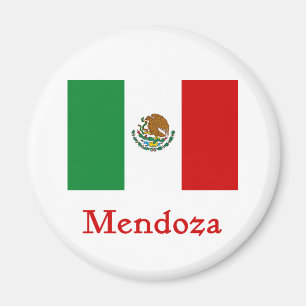 Mendoza mexikanische Flagge Magnet