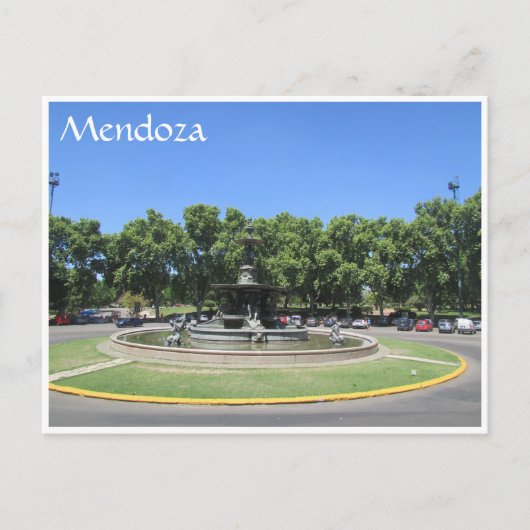 Mendoza Postkarte (Vorderseite)