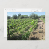 Mendoza Postkarte (Vorne/Hinten)