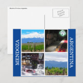 Mendoza-Szenen Postkarte (Vorne/Hinten)