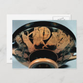 Menelaos, begleitet von Aphrodite Postkarte (Vorne/Hinten)