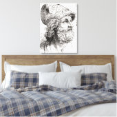 Menelaus aus der Illustrierten Weltgeschichte Leinwanddruck (Insitu (Schlafzimmer))