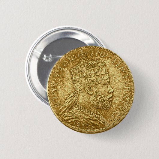 Menelik King Button (Vorne & Hinten)