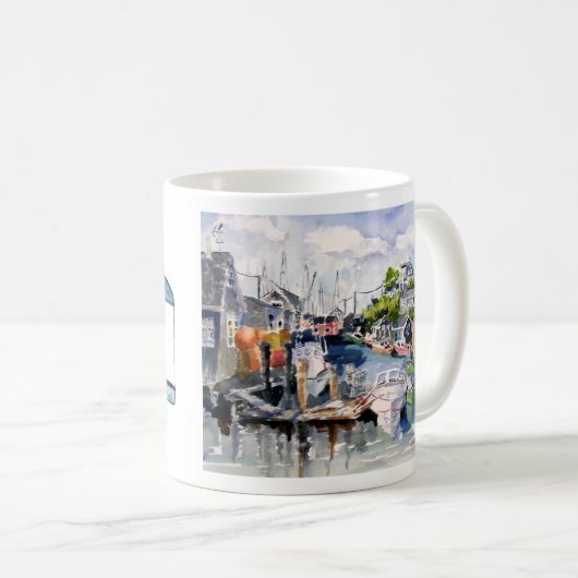 Menemsha, Marthas Weinberg Kaffeetasse (VorderseiteRechts)