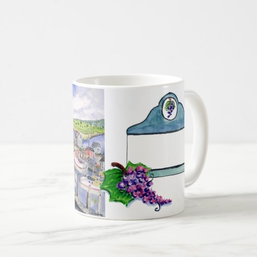 Menemsha, Marthas Weinberg Kaffeetasse (VorderseiteRechts)