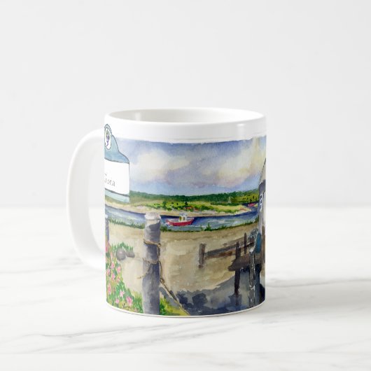 menemsha Panorama Kaffeetasse (Vorderseite Links)