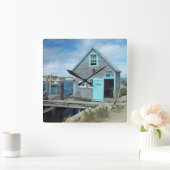 Menemsha Quadratische Wanduhr (Zuhause)