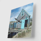 Menemsha Quadratische Wanduhr (Winkel)