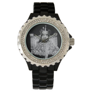 Menen Asfaw Haile Selassie HIM Jah Rastafari Armbanduhr