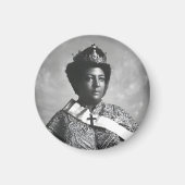 Menen Asfaw Queen Africa Empress Selassie I Roots Magnet (Vorne)