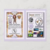 Menesant - Rittermendelevium-Schwert Postkarte (Rückseite)