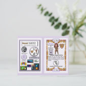 Menesant - Rittermendelevium-Schwert Postkarte (Stehend Vorderseite)