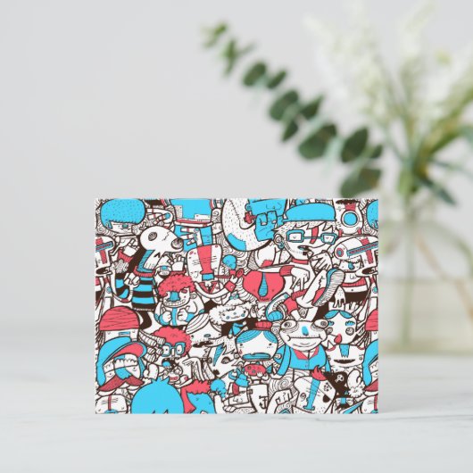 Menge 1 postkarte (Stehend Vorderseite)