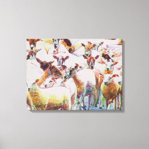 Menge 2011 leinwanddruck