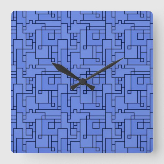 Menge 9 quadratische wanduhr (Vorderseite)