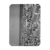 Menge am Strand Magnet (Vertikal)