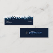 Menge - Blau Telefonnummerkarte (Vorne/Hinten)