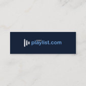 Menge - Blau Telefonnummerkarte (Rückseite)