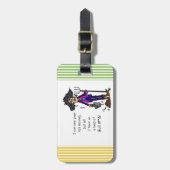 Menge BS Gepäckanhänger (Vorderseite vertikal)