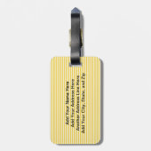 Menge BS Gepäckanhänger (Rückseite vertikal)