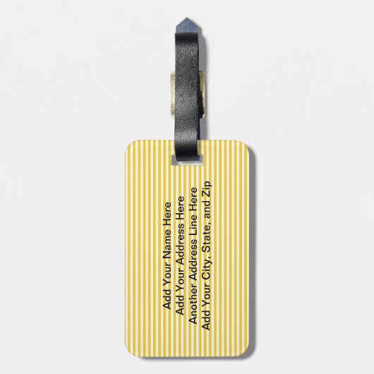 Menge BS Gepäckanhänger (Rückseite vertikal)