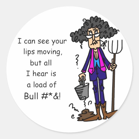 Menge BS Runder Aufkleber (Vorderseite)