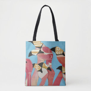 Menge der Flamingos Tasche