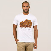Menge der Hamster: Kunst: Große Familie: Niedlich, T-Shirt (Vorne ganz)