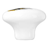 Menge der Pinguine Keramikknauf (Seitenansicht)