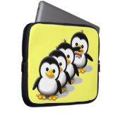 Menge der Pinguine Laptopschutzhülle (Vorne Rechts)