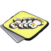Menge der Pinguine Laptopschutzhülle (Vorne Knopf)