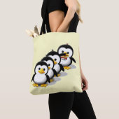 Menge der Pinguine Tasche (Von Nahem)