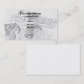 Menge der Schafe, die Geschäfts-Karten zeichnen Visitenkarte (Vorne/Hinten)