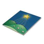 Menge der Schafe unter Weihnachtsstern Fliese (Seite)