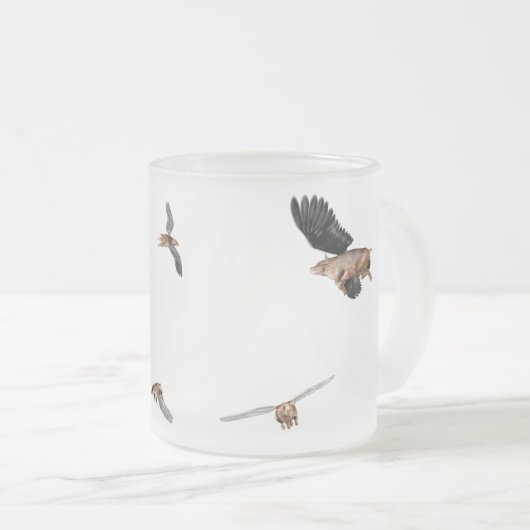 Menge der Schwein-mattierten Tasse (VorderseiteRechts)