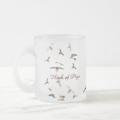 Menge der Schwein-mattierten Tasse (Links)