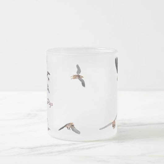 Menge der Schwein-mattierten Tasse (Mittel)