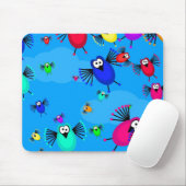 Menge der Vögel Mousepad (Mit Mouse)