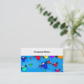 Menge der Vögel Visitenkarte (Stehend Vorderseite)