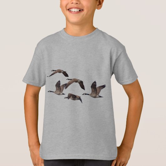 Menge der wilden Gänse T-Shirt (Vorderseite)