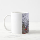 Menge der Zederwaxwings-Tasse Kaffeetasse (Links)