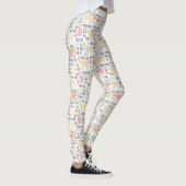 Menge des Alpaka-Musters Leggings (Rechts)