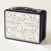 Menge des Alpaka-Musters Metall Brotdose (Rückseite)