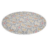 Menge des Alpaka-Musters Schneidebrett (Ecke)