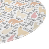 Menge des Alpaka-Musters Schneidebrett (Ecke)