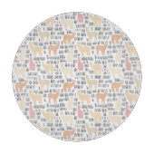 Menge des Alpaka-Musters Schneidebrett (Vorderseite)