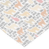 Menge des Alpaka-Musters Tischdecke (Schrägansicht)