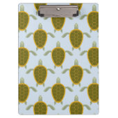 Menge des Meeresschildkröte-Musters Klemmbrett (Vorderseite)