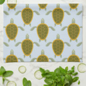 Menge des Meeresschildkröte-Musters Küchentuch (Gefaltet)