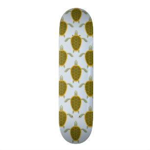 Menge des Meeresschildkröte-Musters Skateboard